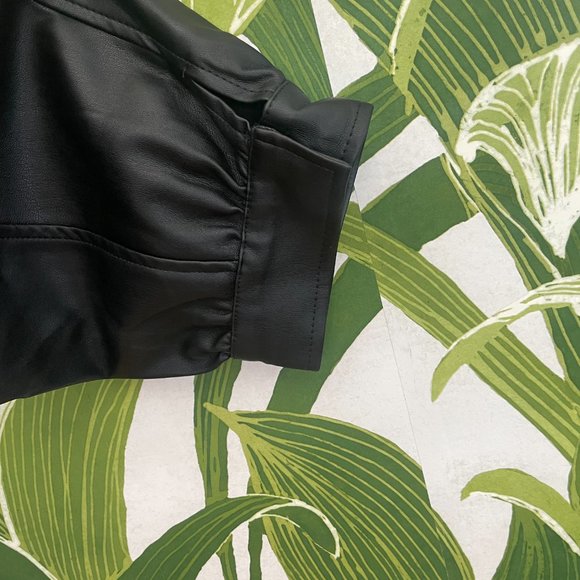 Zara Cargo "Leather" Trousers - Picture 2 of 6